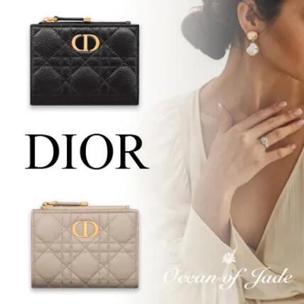 エレガントで高級感ある一品DIOR CARO ダリアウォレット☆【2023新しい商品】